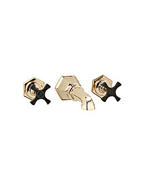 Jubilee Black Cross bathtub mixer
