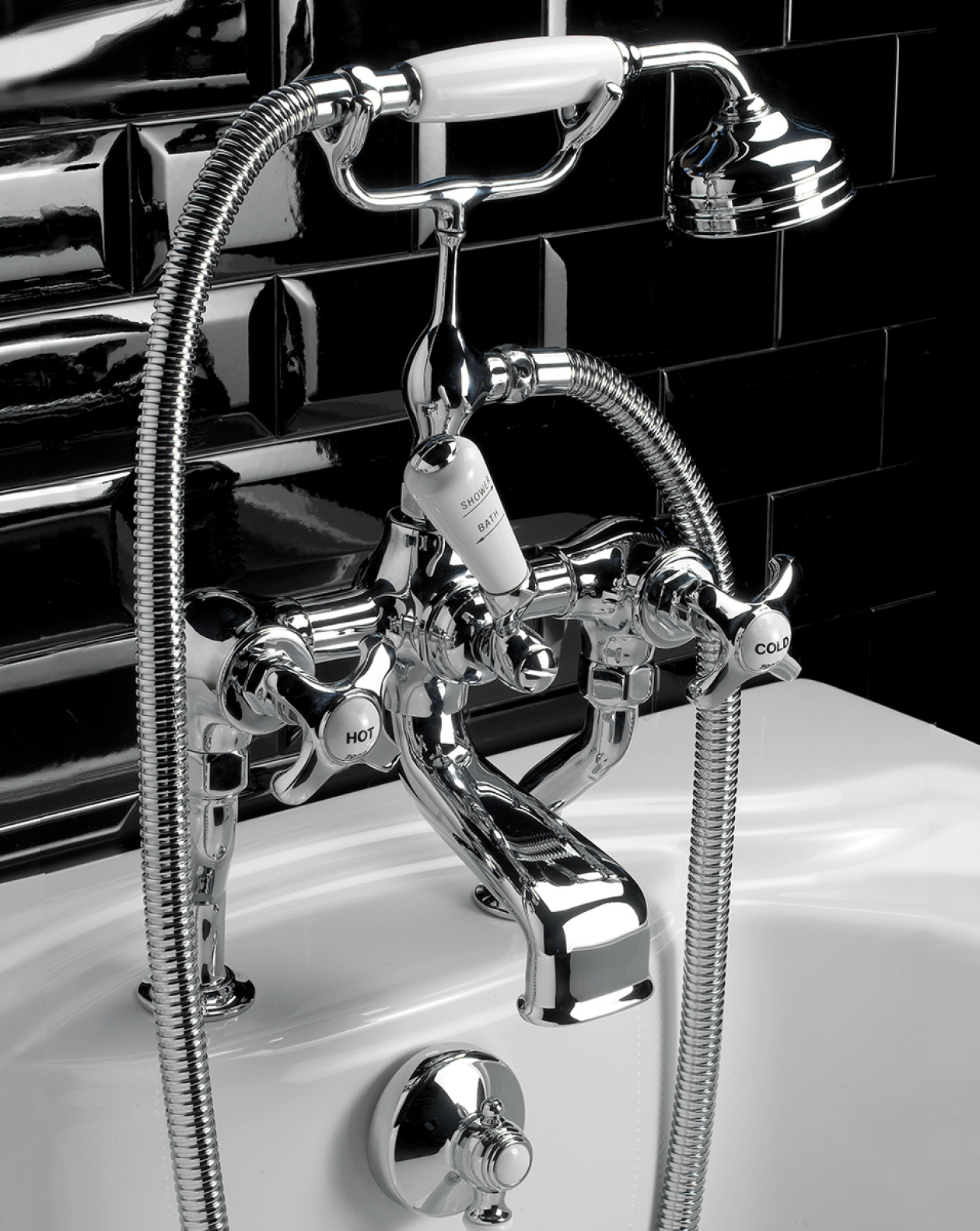 Mayfair bath and shower mixer deck mounted
