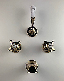 Mayfair deck-mounted bathtub mixer