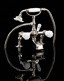 Morris bath and shower mixer deck mounted