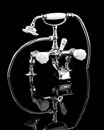 Morris bath and shower mixer deck mounted