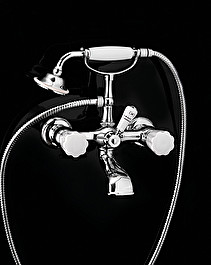 Morris bath and shower mixer wall mounted