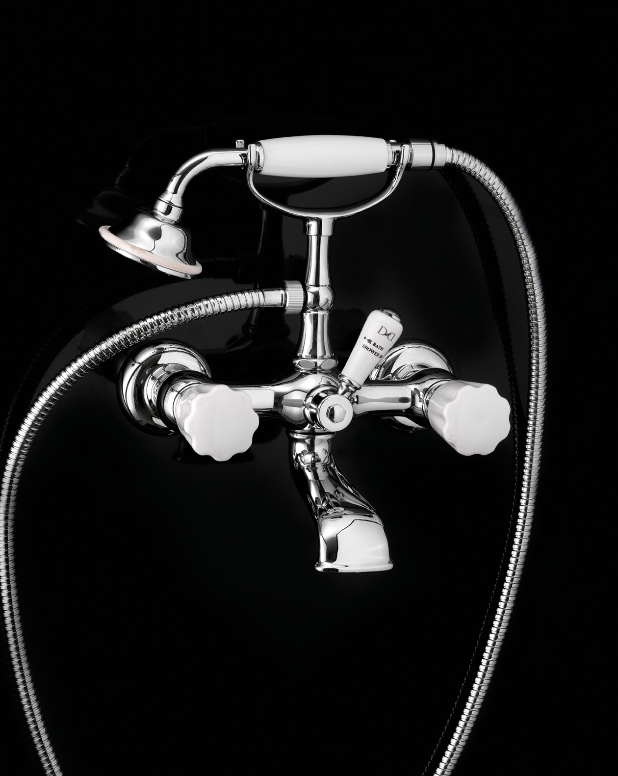 Morris bath and shower mixer wall mounted