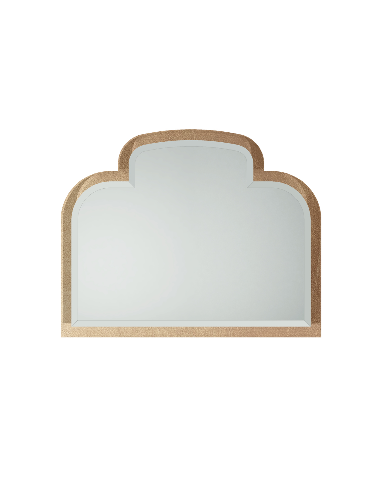 Music Antiqued Aluminium Leaf Mirror