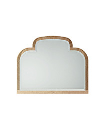Music Antiqued Aluminium Leaf Mirror