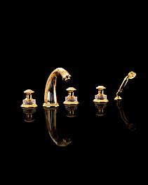 Swan 5 hole bathtub mixer