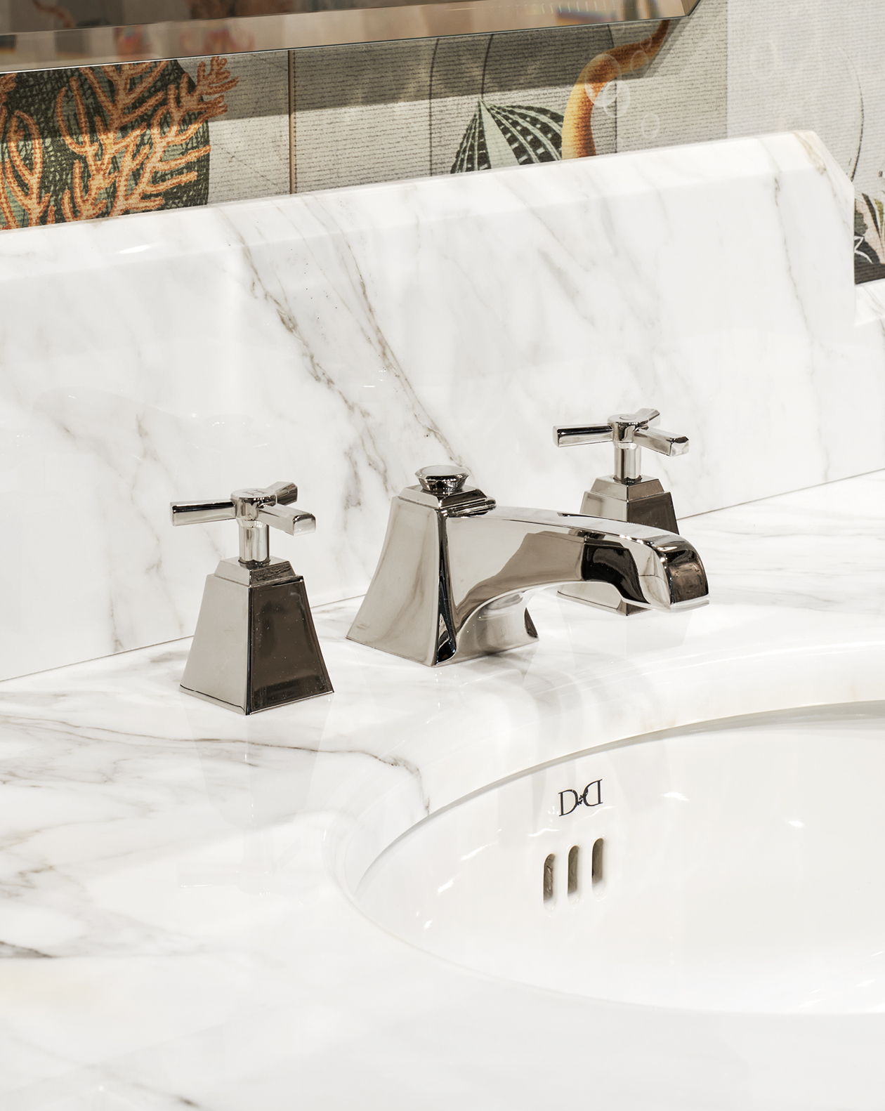 Time 3 hole basin set