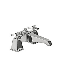 Time bath and shower mixer deck mounted