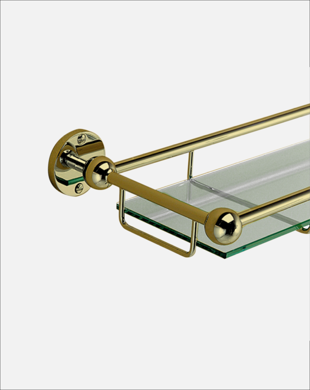 Trendy glass shelf