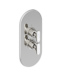 Twenties 2-way Thermostatic Mixer - Bianco Carrara