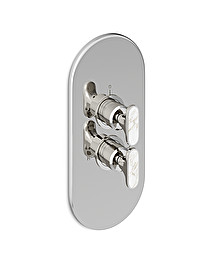 Twenties 2-way Thermostatic Mixer - Calacatta Oro