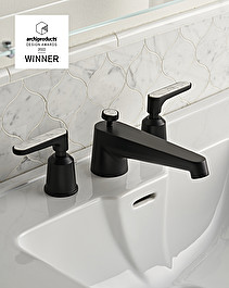 Twenties 3 hole basin set - Bianco Carrara