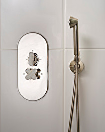 Twenties 3-way Thermostatic Mixer - Calacatta Oro