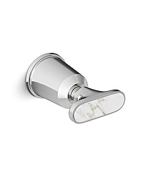 Twenties Inset diverter - Calacatta Oro