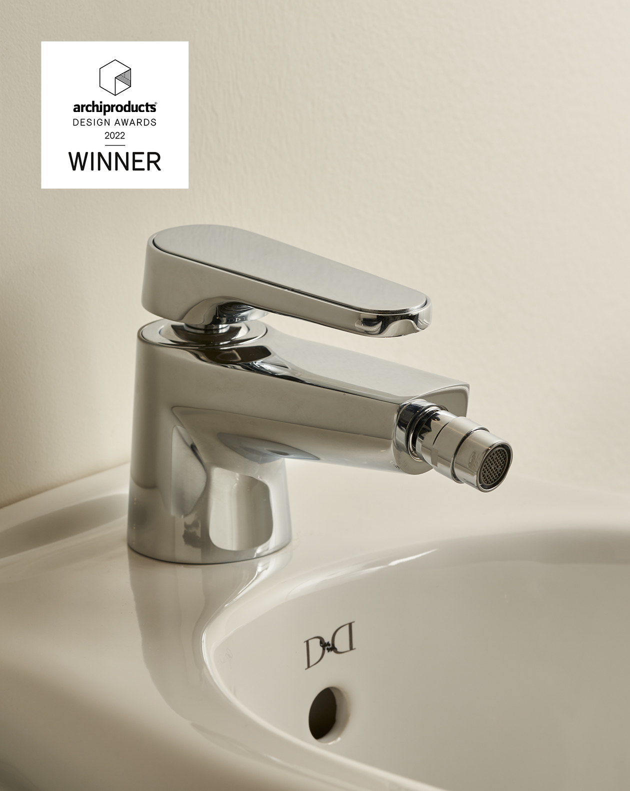 Twenties single lever bidet mixer