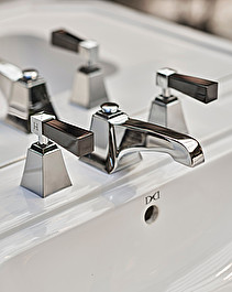 Vip Time 3 hole basin set with pop-up waste