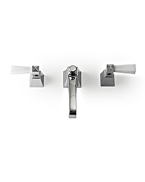 Vip Time 3 hole basin set with pop-up waste