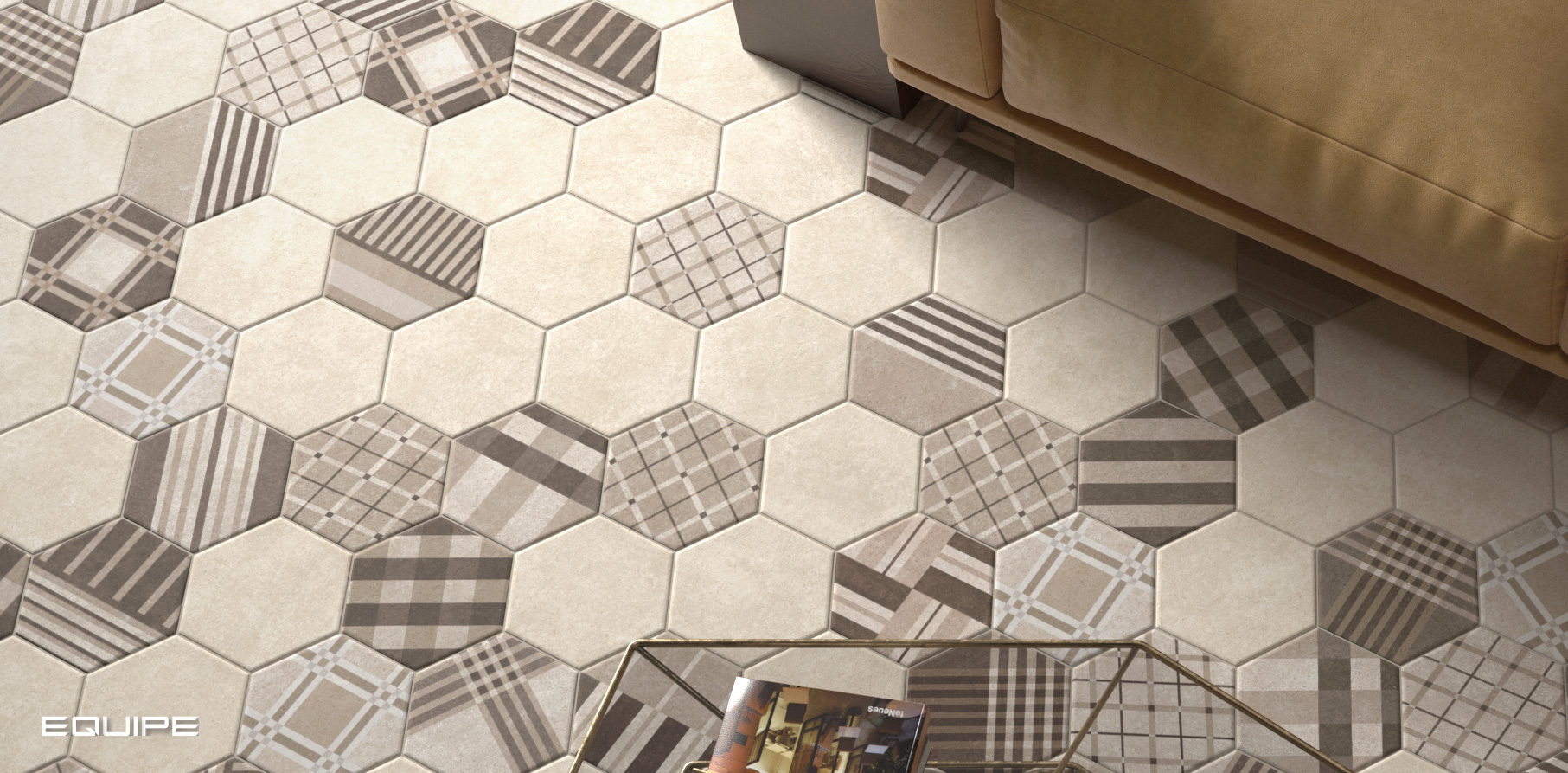 Hexatile Cement / интерьер