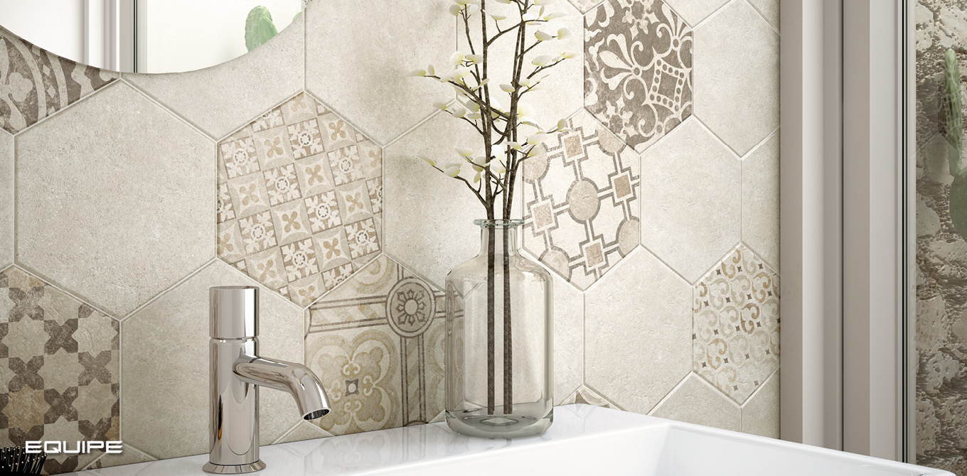 Hexatile Cement Collection / интерьер