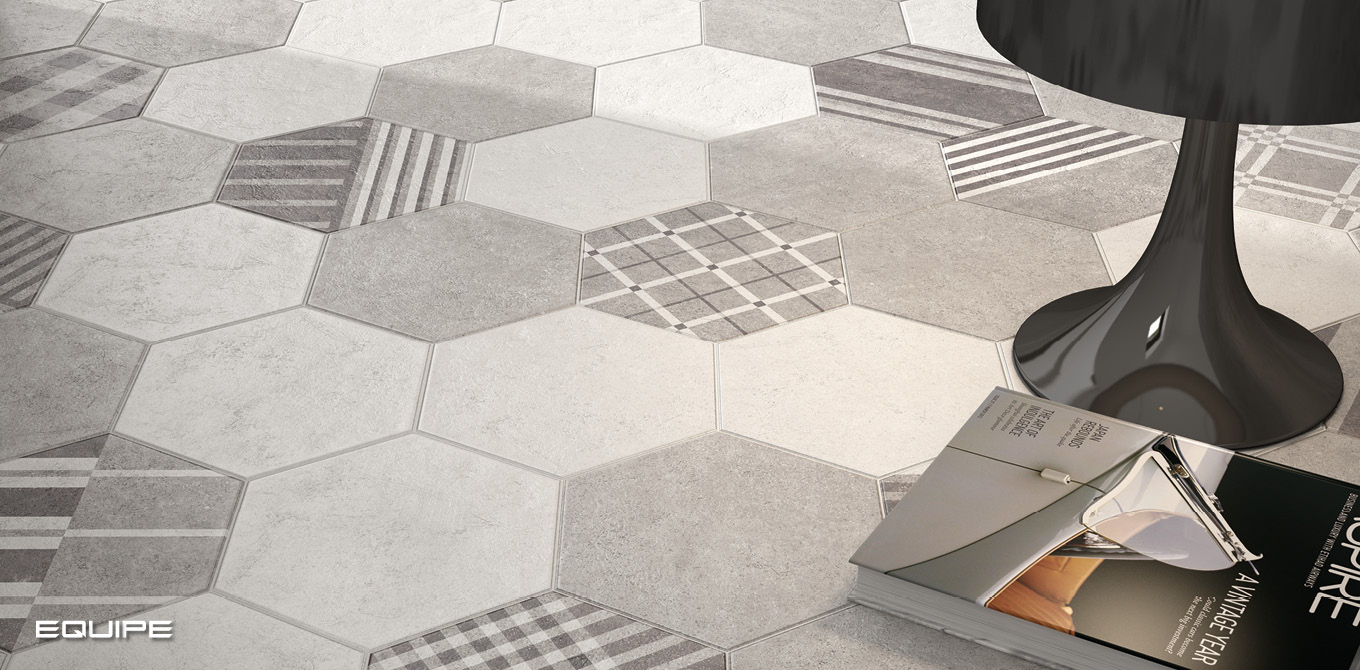 Hexatile Cement Collection / интерьер