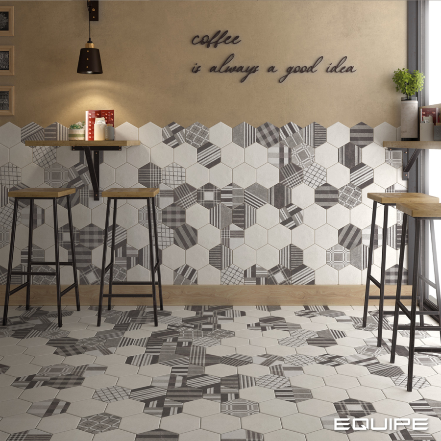 Hexatile Cement Geo Grey