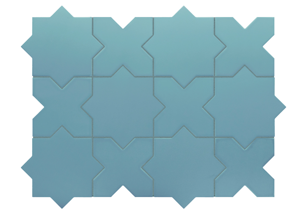 Porto Cross + Star Azure