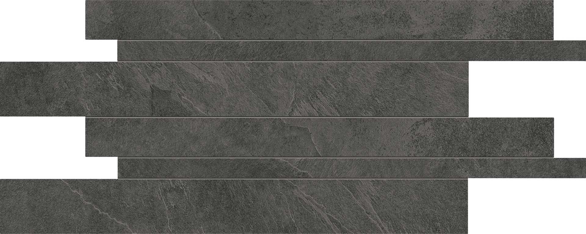 Бордюр Slate Black Slim listelli sfalsati