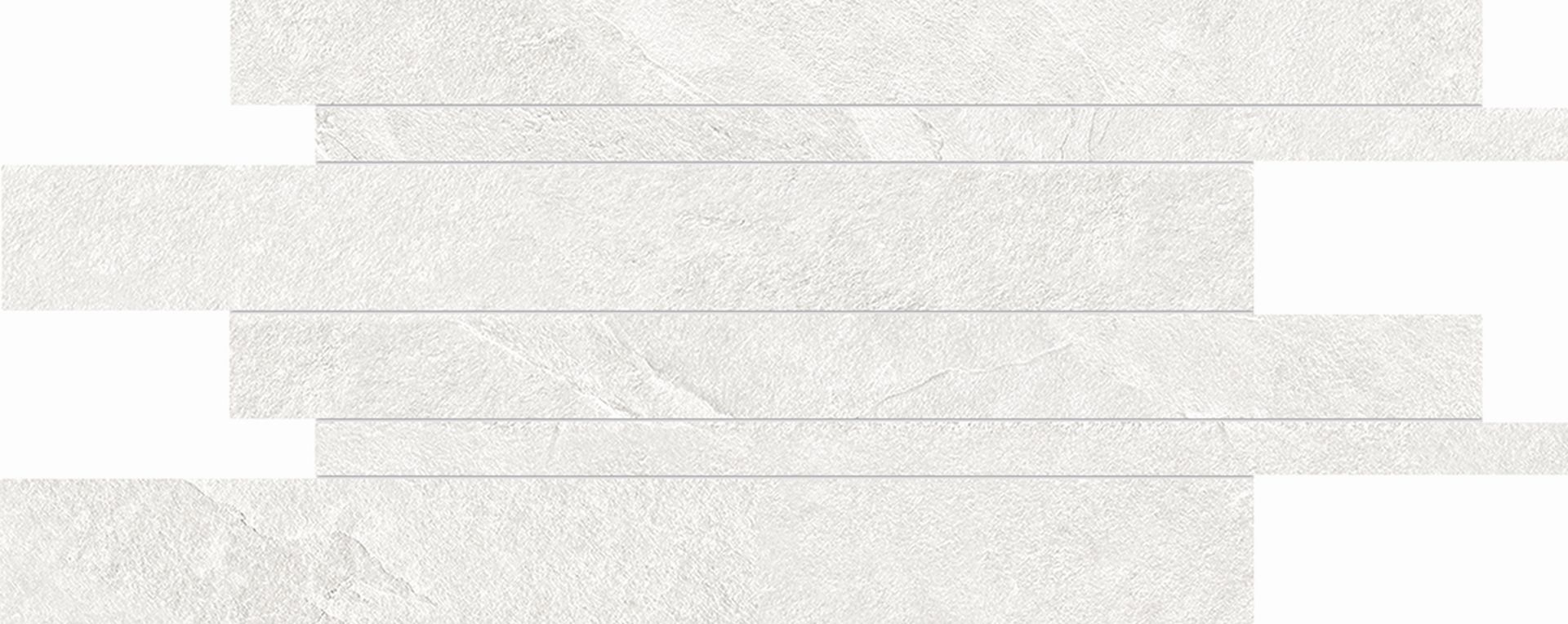 Бордюр Slate White Slim listelli sfalsati