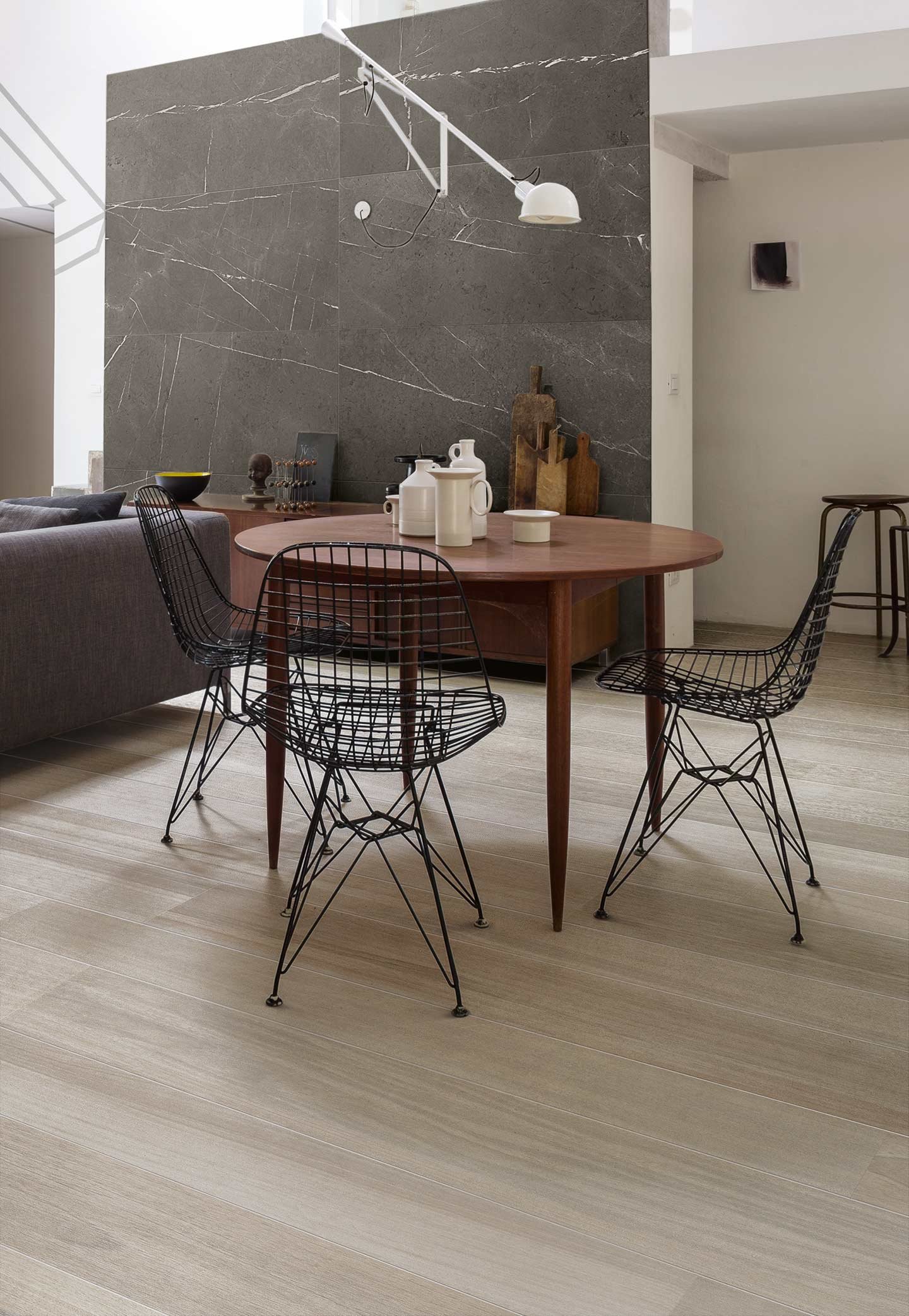Wooden Tile / интерьер