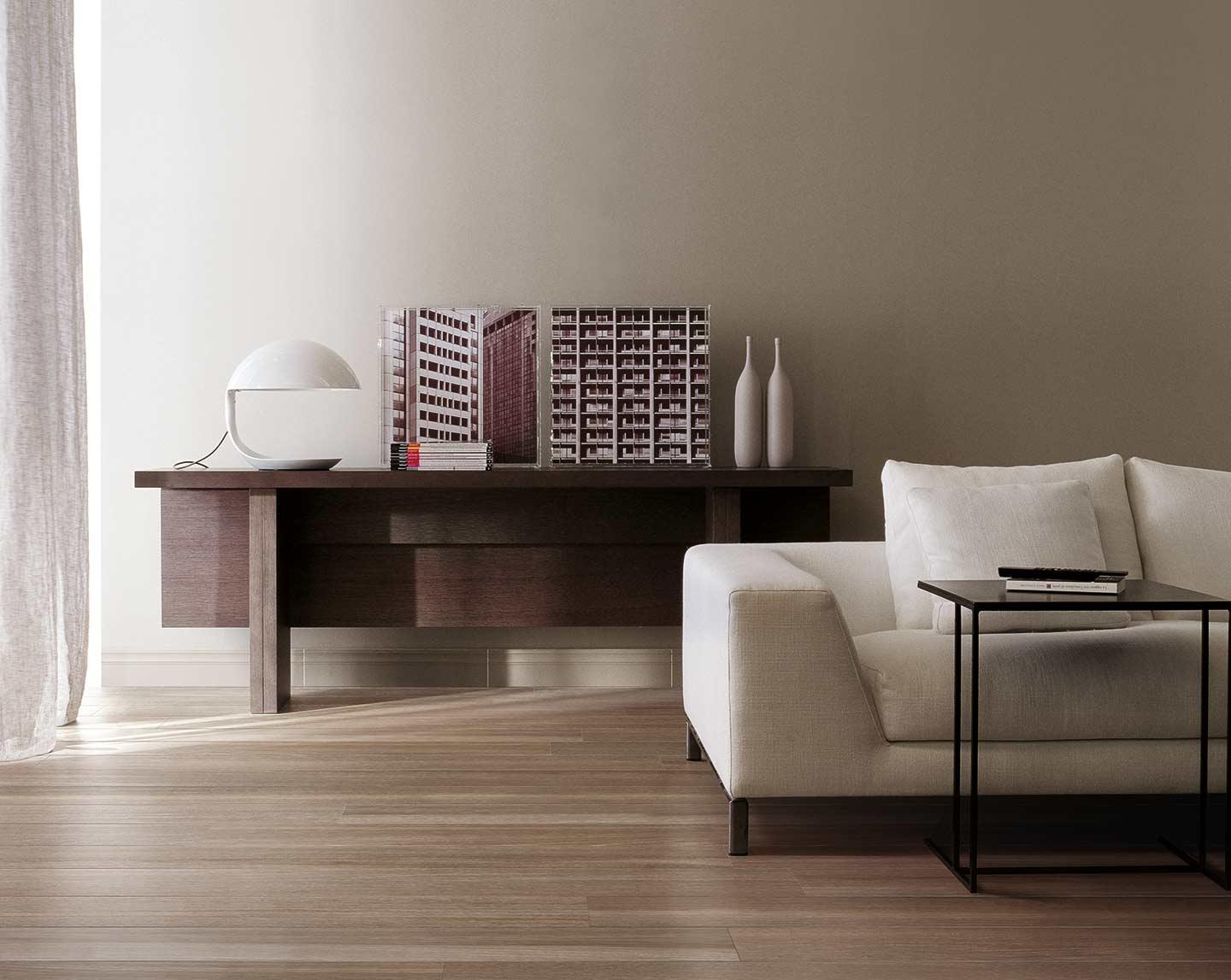 Wooden Tile / интерьер