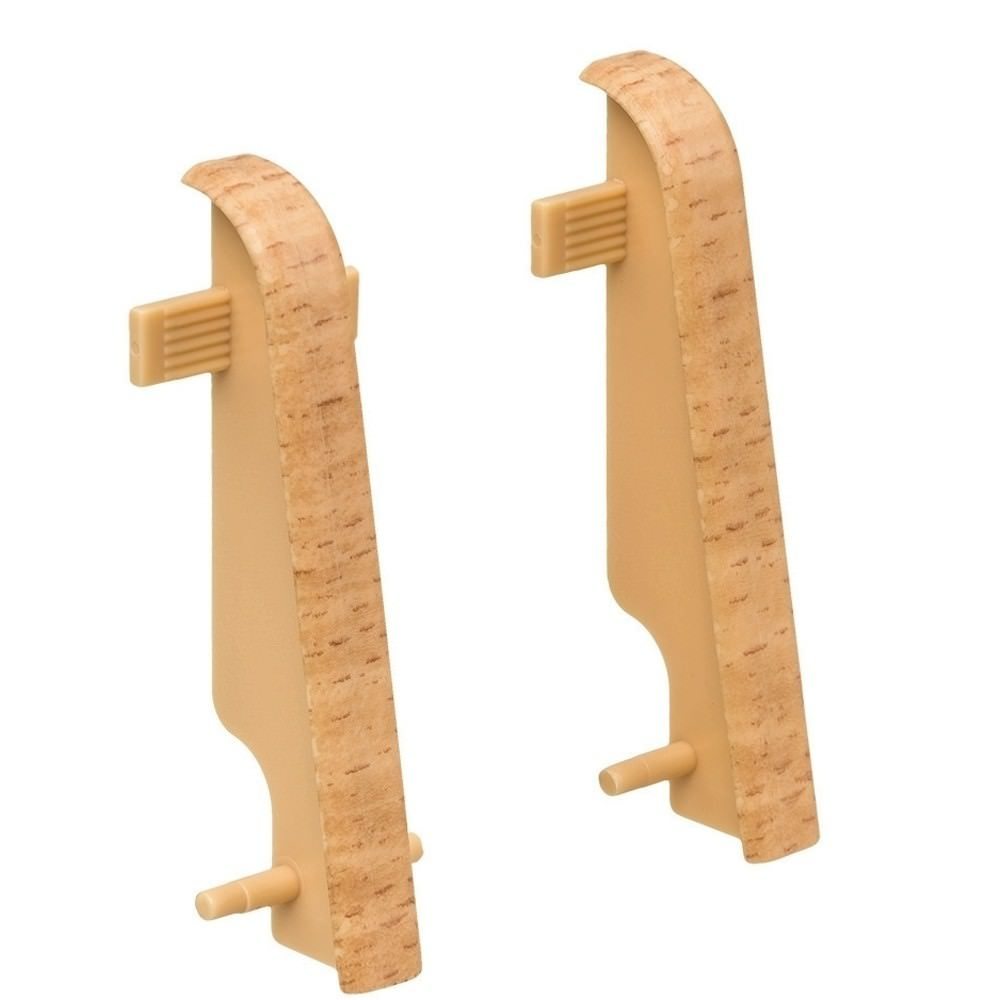 Connector plastic for stick-on skirting