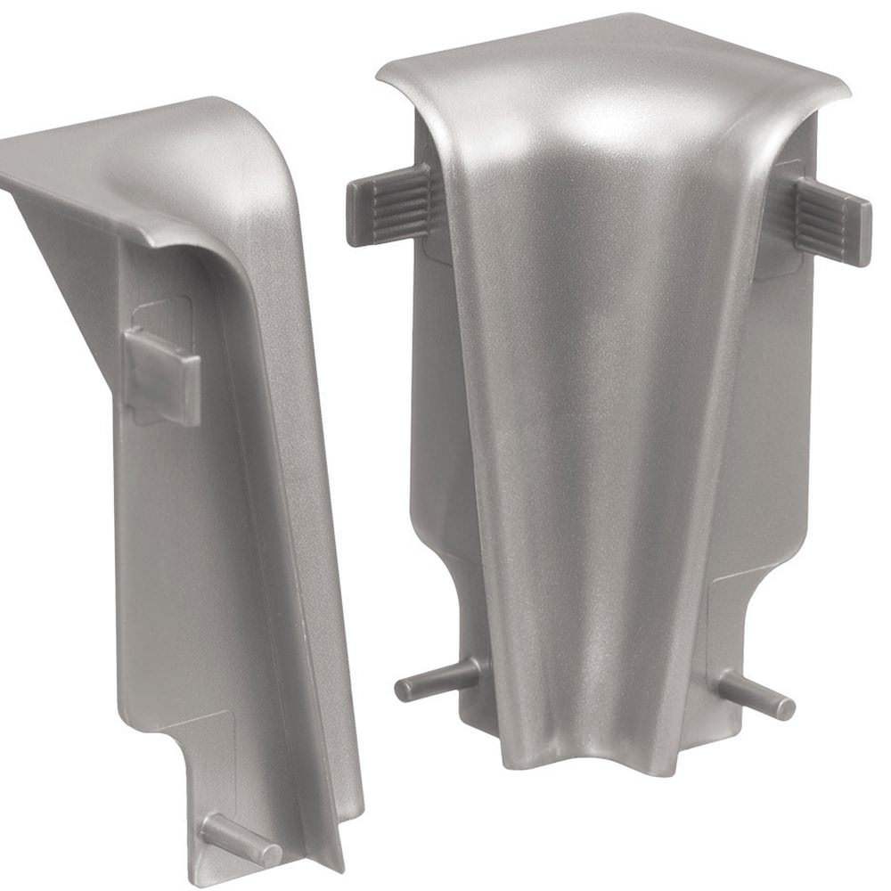 Inner corner plastic for stick-on skirting