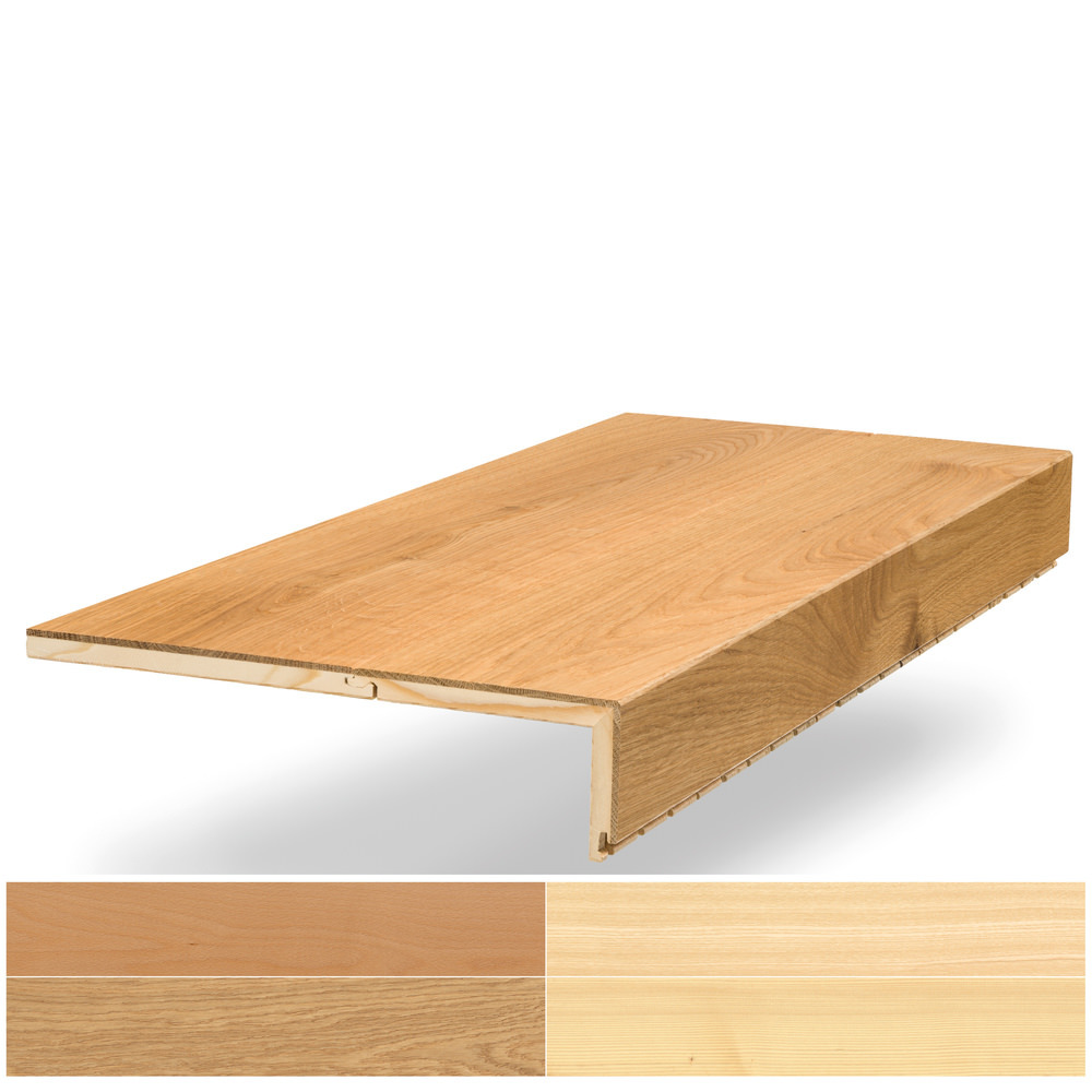Modern shaped board straight step 800-1070mm
