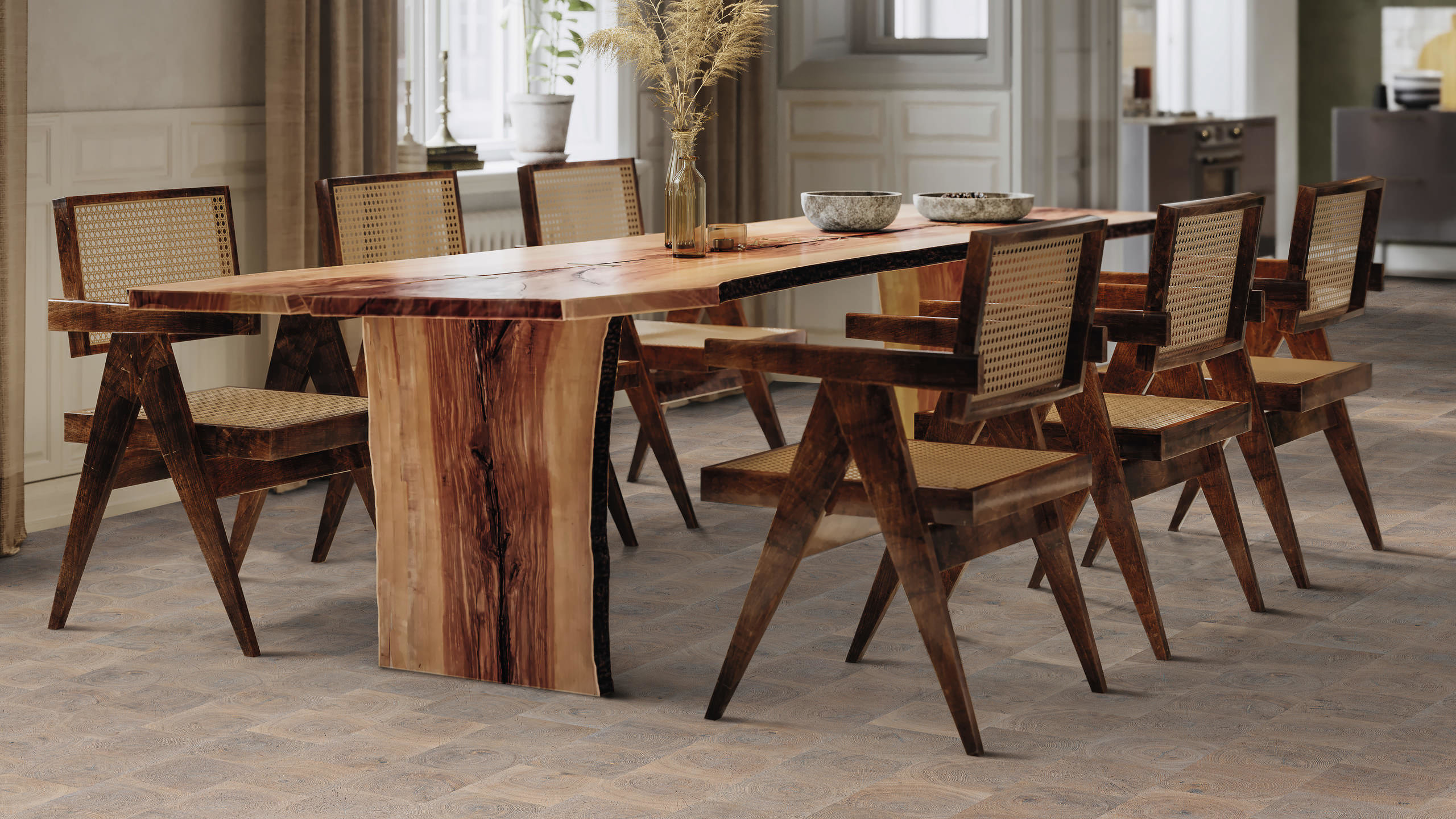 Carré Oak Blue Grey Selectiv