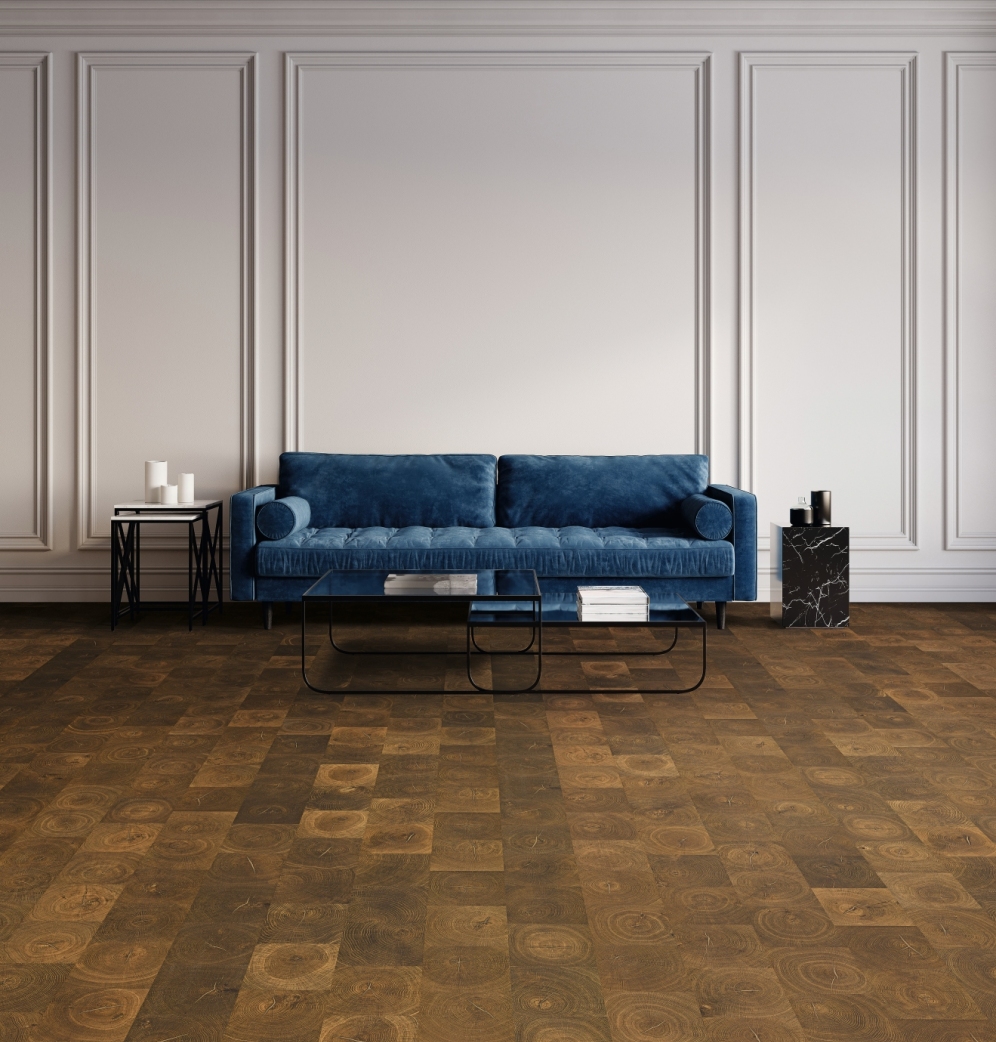 parkettmanufaktur Carré smoked oak selective
