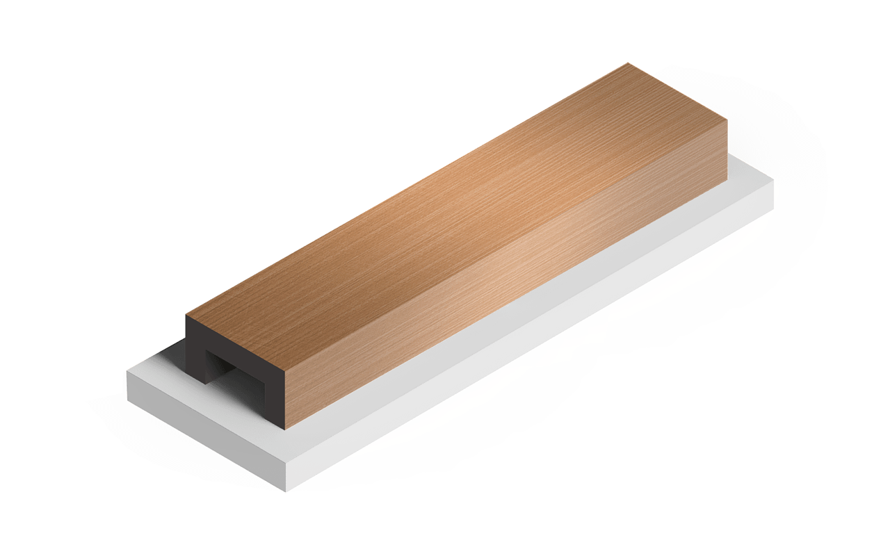 Декоративная рейка LB40 G216 HIWOOD