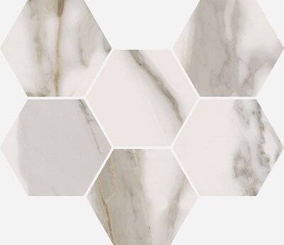Charme Evo Calacatta Mosaico Hexagon 25x29