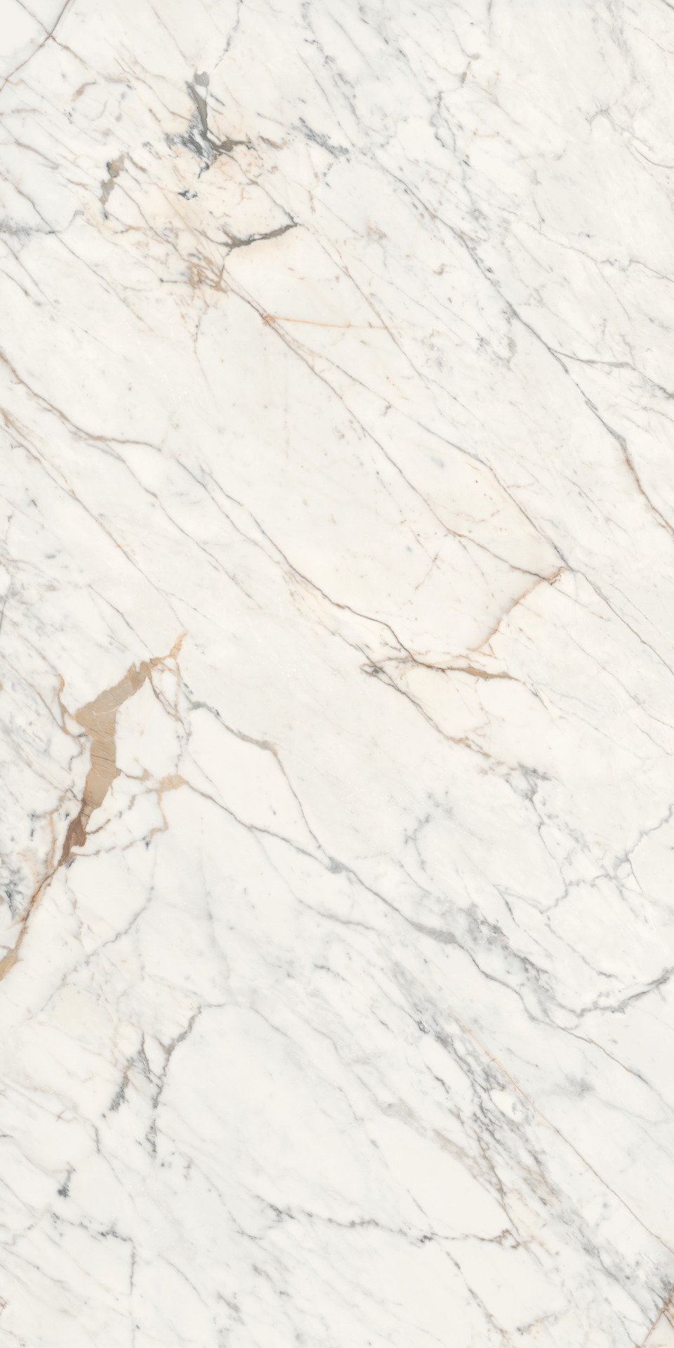 Grande Marble Look Golden White Bookmatch A Satin 12mm
