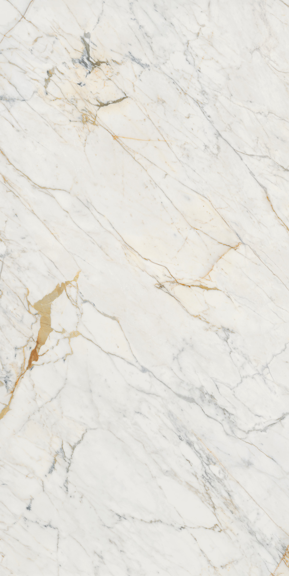 Grande Marble Look Golden White Satin Puro 12mm