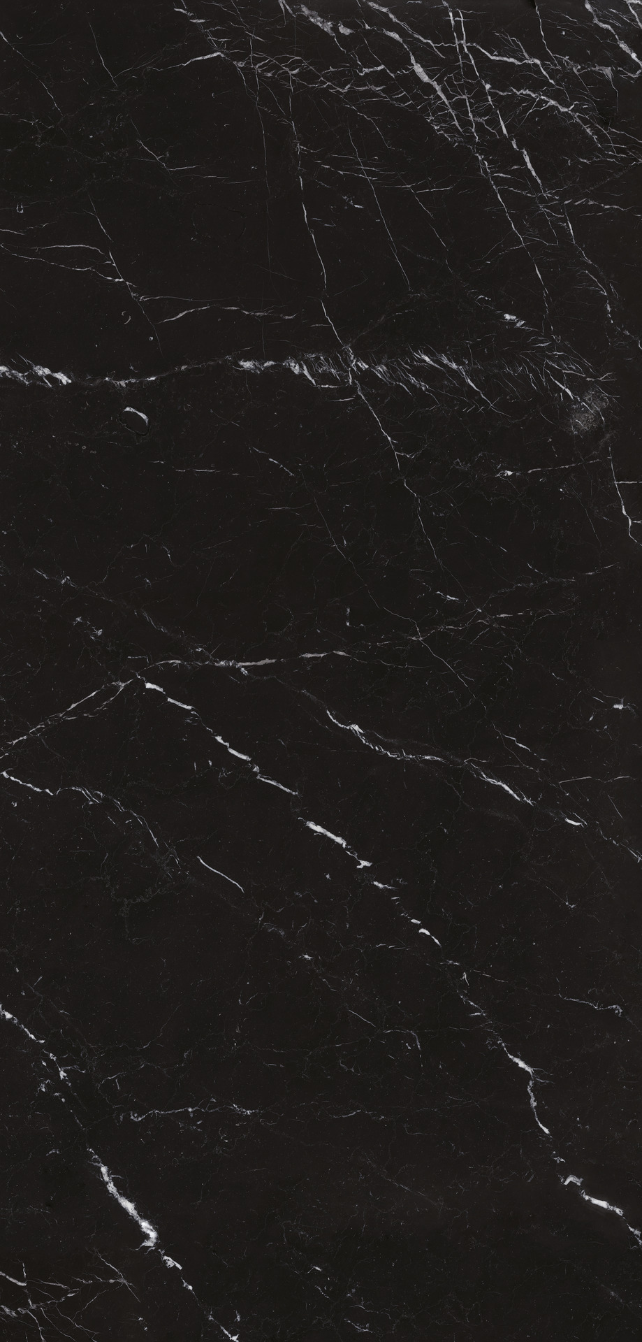 Grande Marble Look Elegant Black Satin 20mm Stuoiato