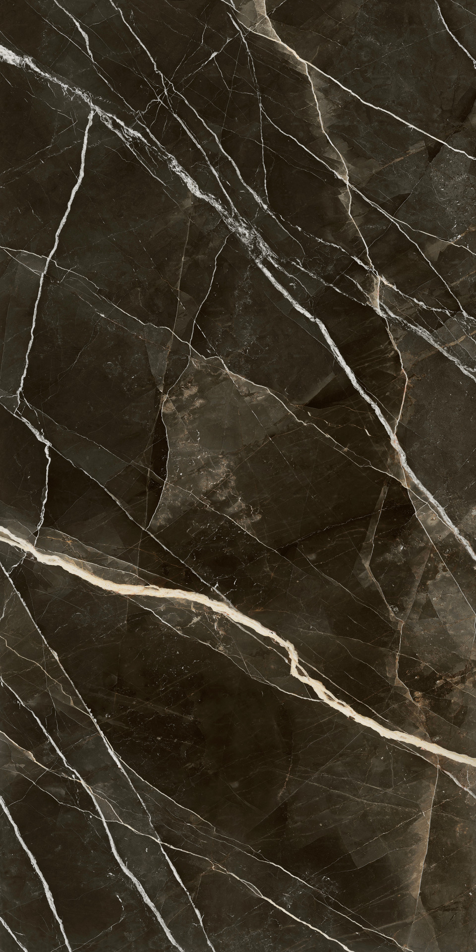 Grande Marble Look Calacatta Black Satin Plus 12mm
