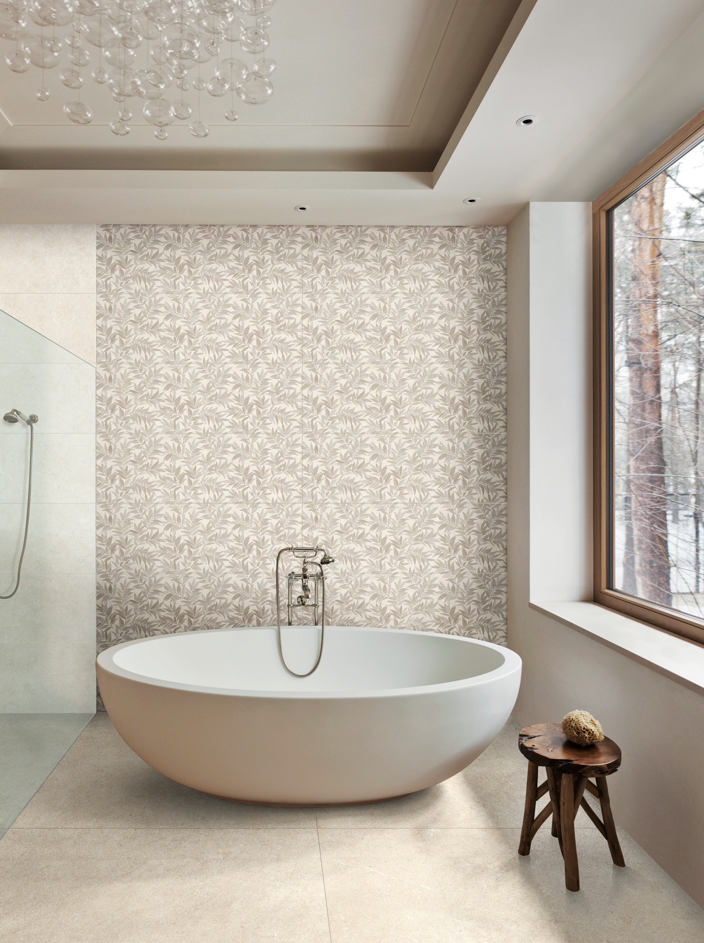 Limestone Wall / интерьер