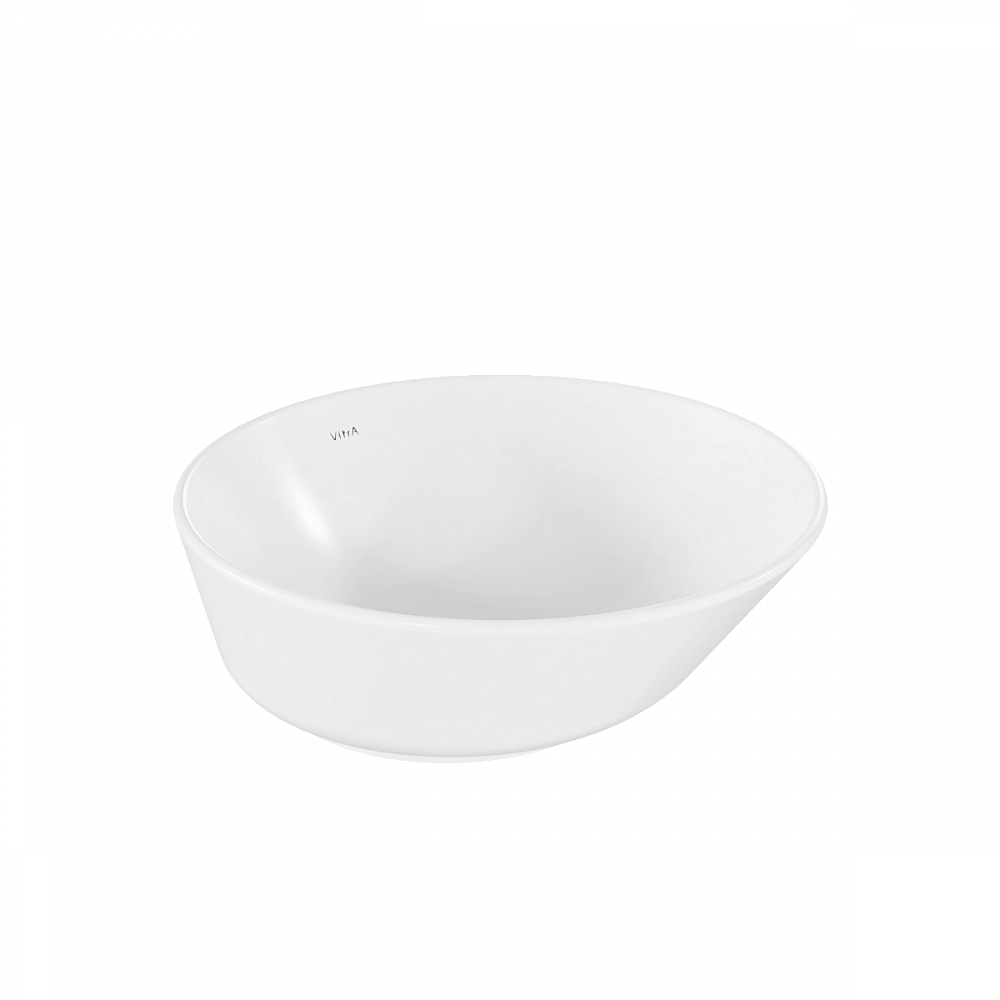 Раковина чаша 38 x 38 см накладная белая
