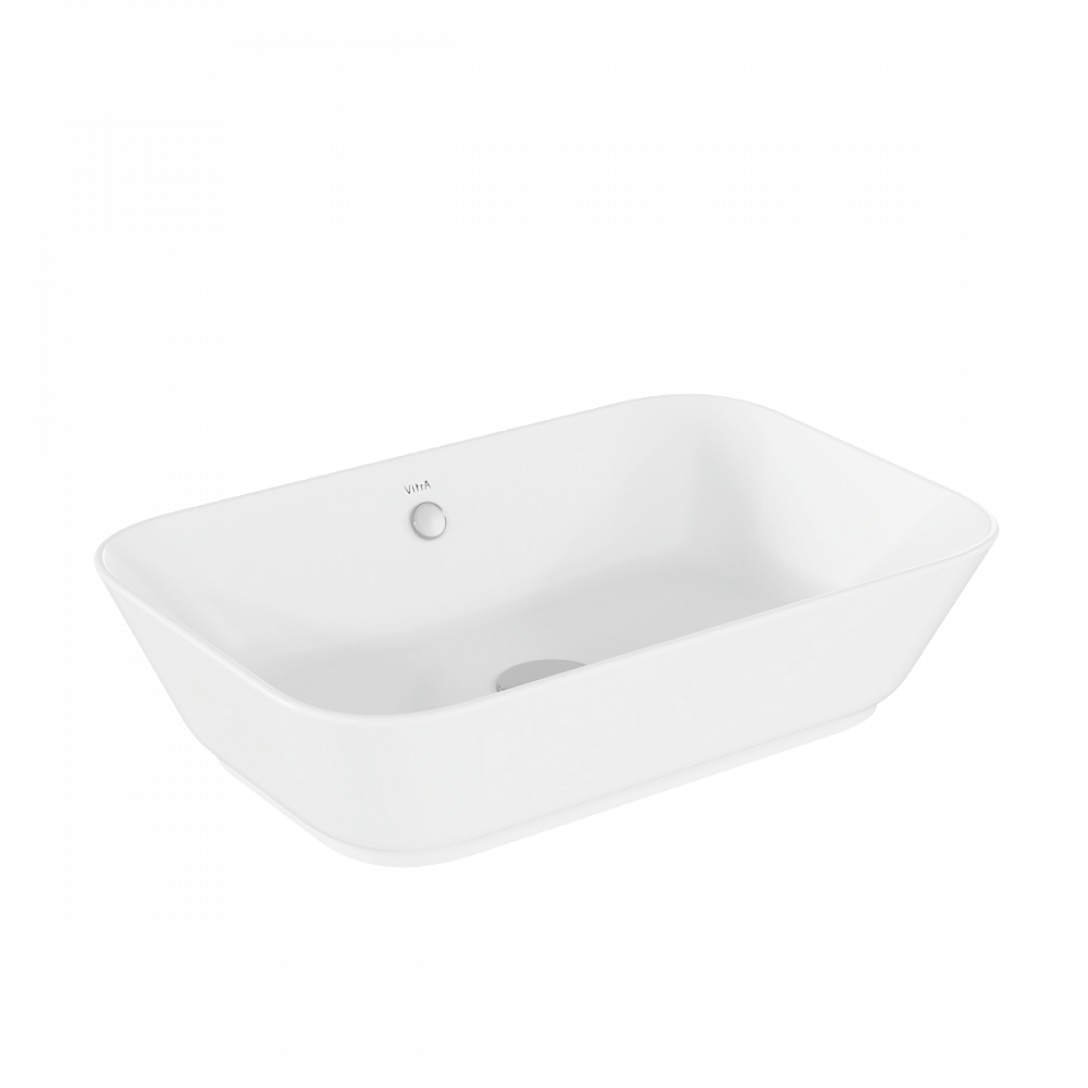Раковина чаша 60 x 39 см накладная белая