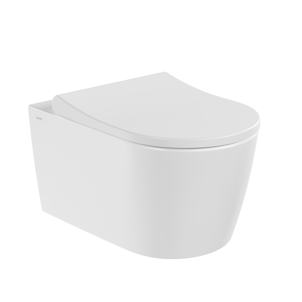 Подвесной унитаз безободковый QuantumFlush с сиденьем микролифт белый санитарный фарфор