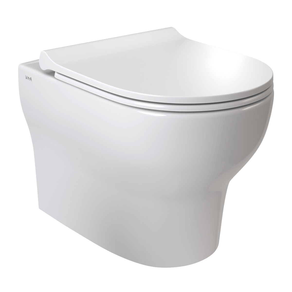Подвесной унитаз безободковый SmoothFlush белый санитарный фарфор